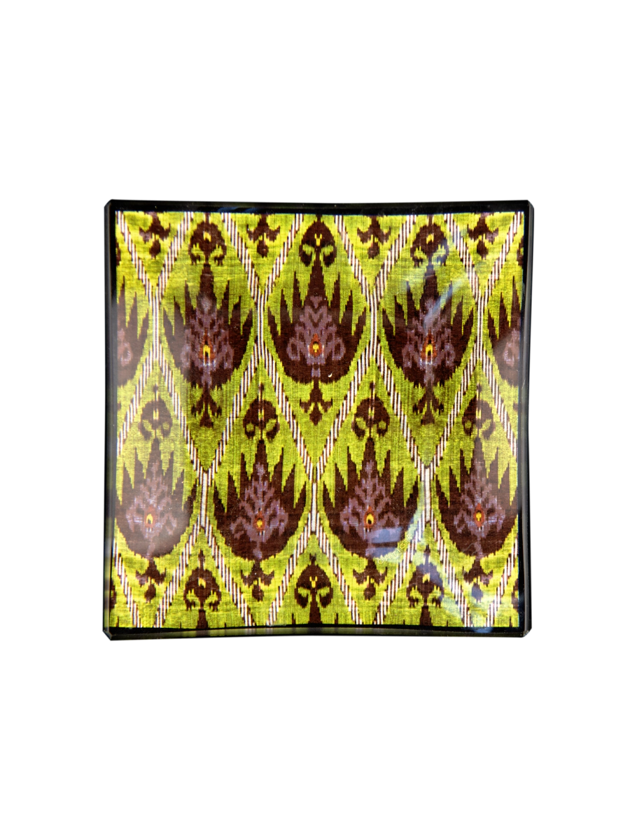 Square Glass Plates 11cm