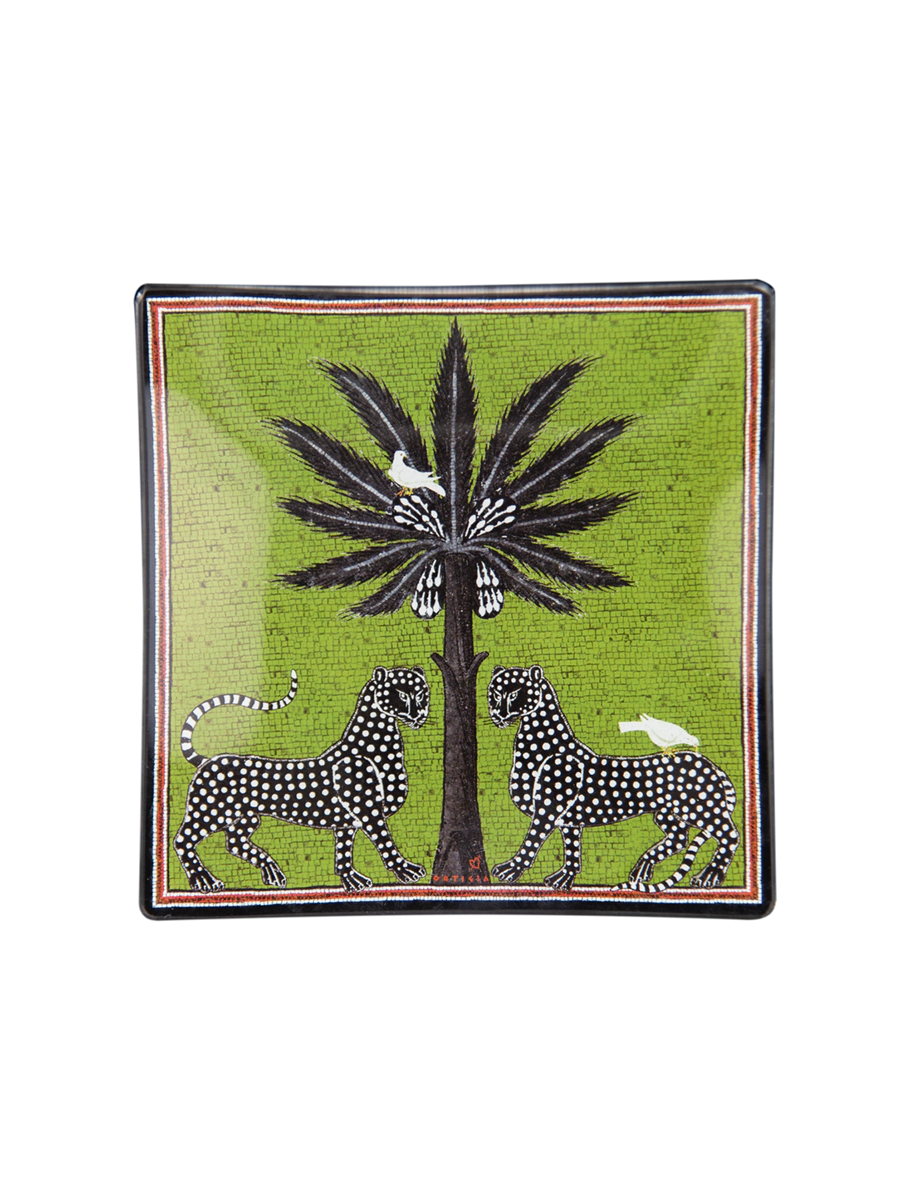 Square Mosaico Glass Plates