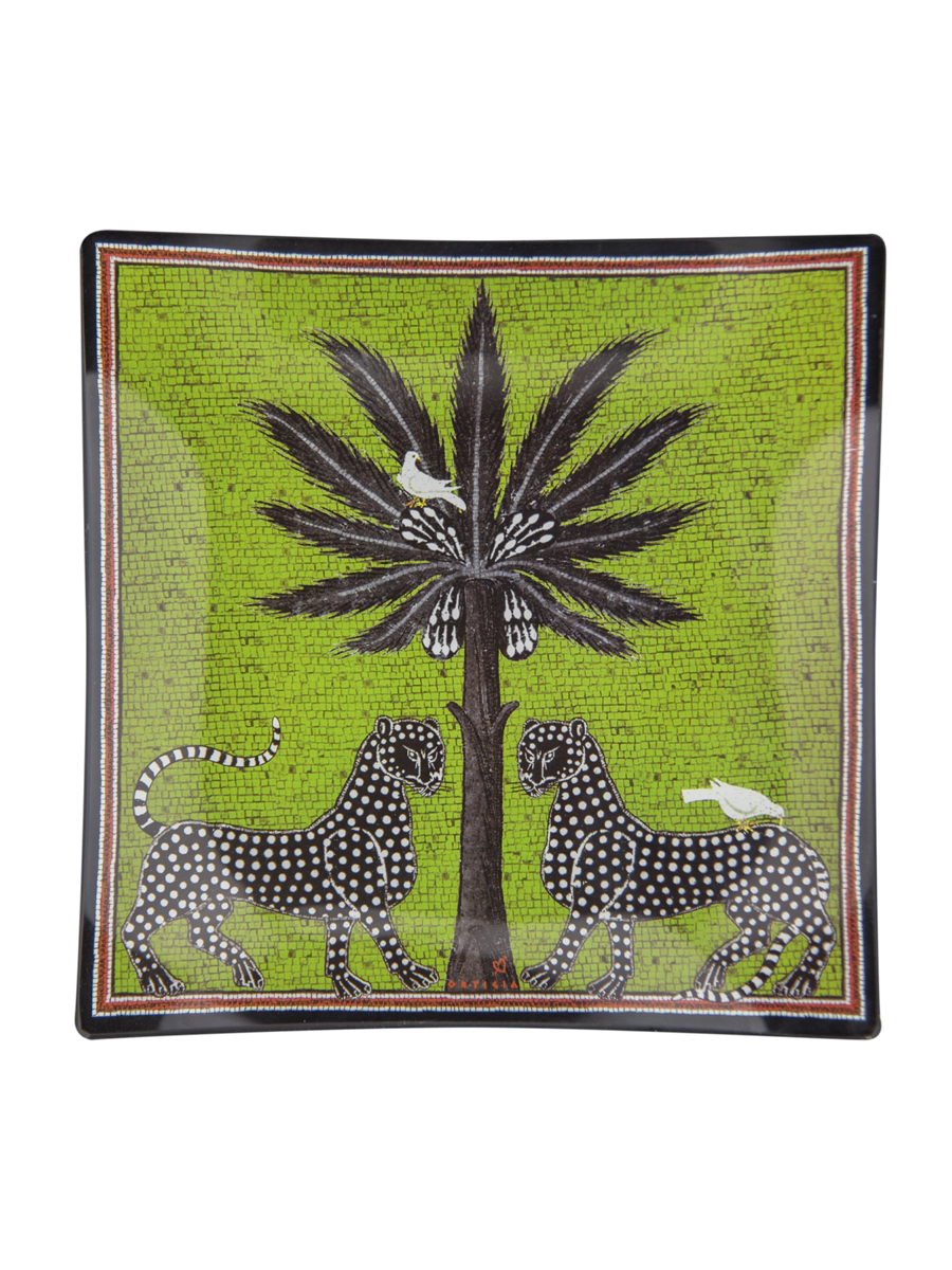 Square Mosaico Glass Plates