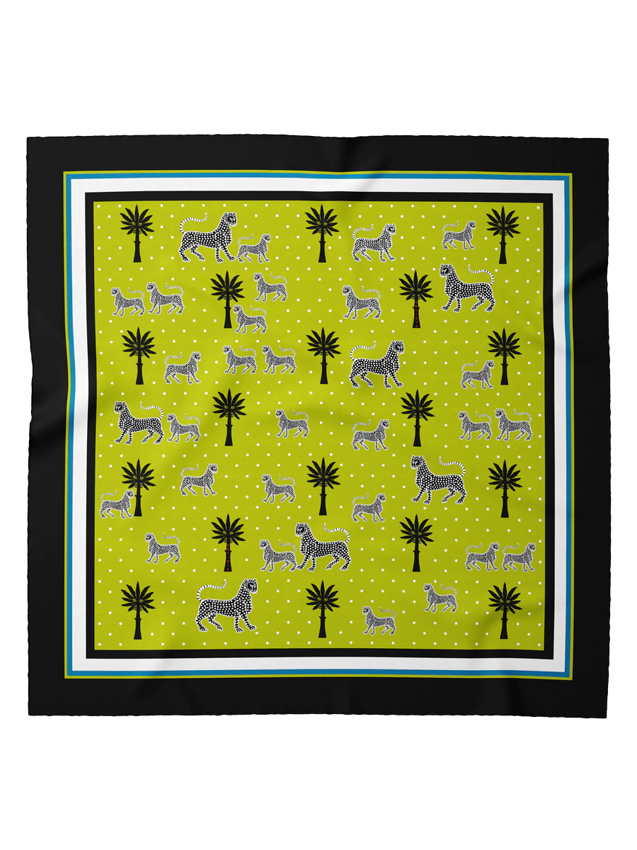 Pure Silk Small Square Scarf