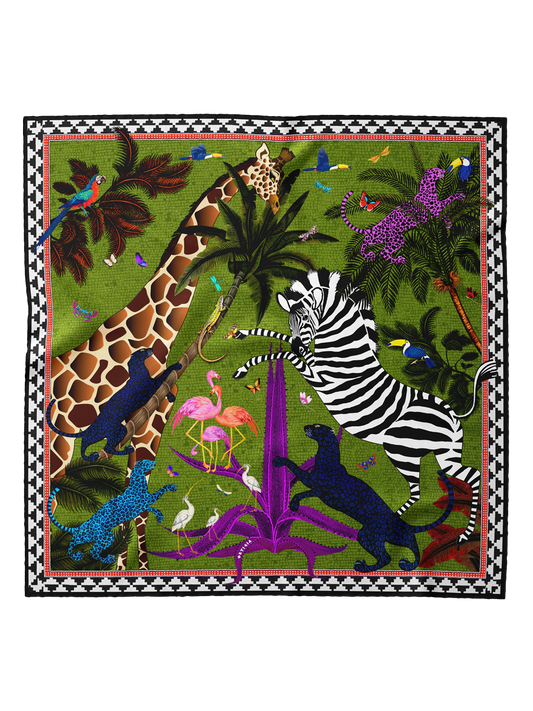 Pure Silk Small Square Scarf