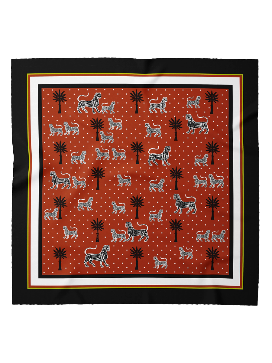 Pure Silk Small Square Scarf
