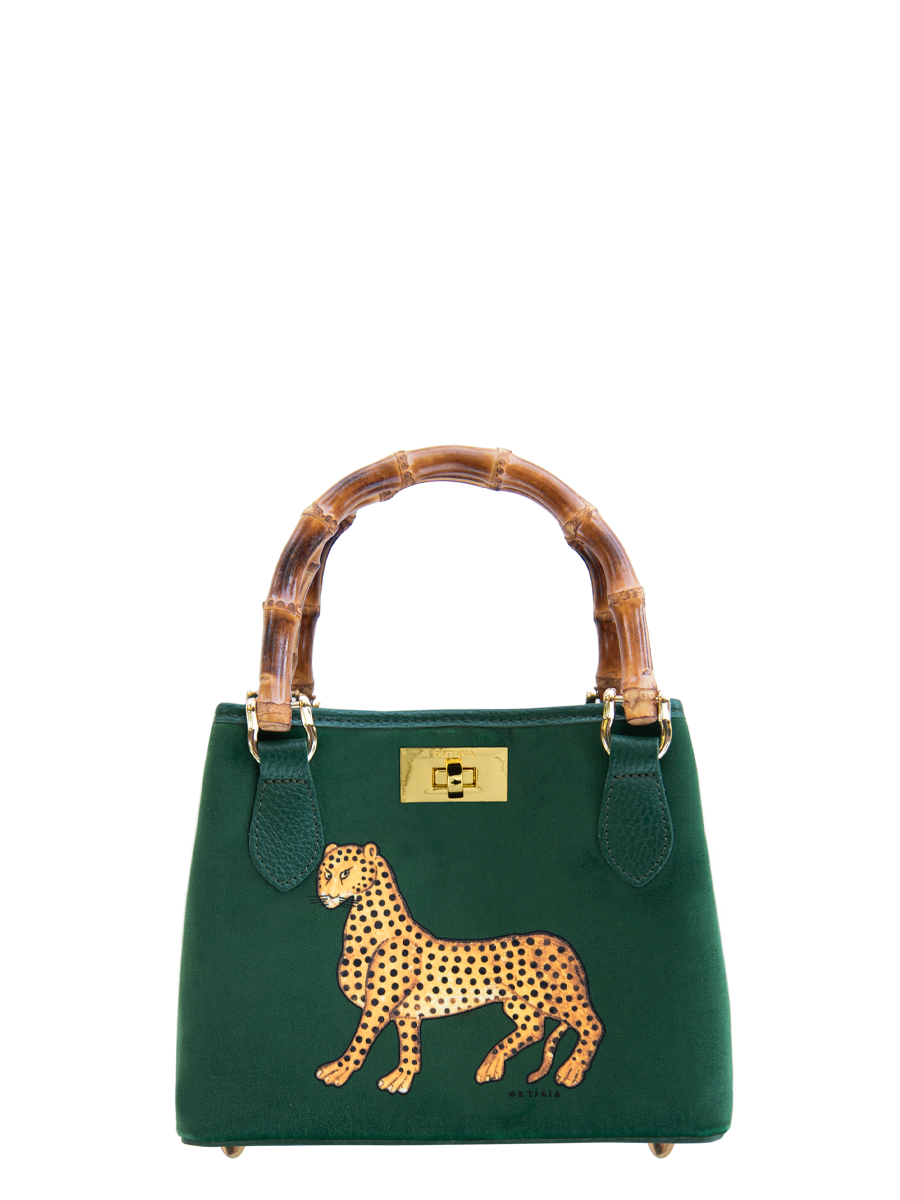 Bolsas de bambú de terciopelo