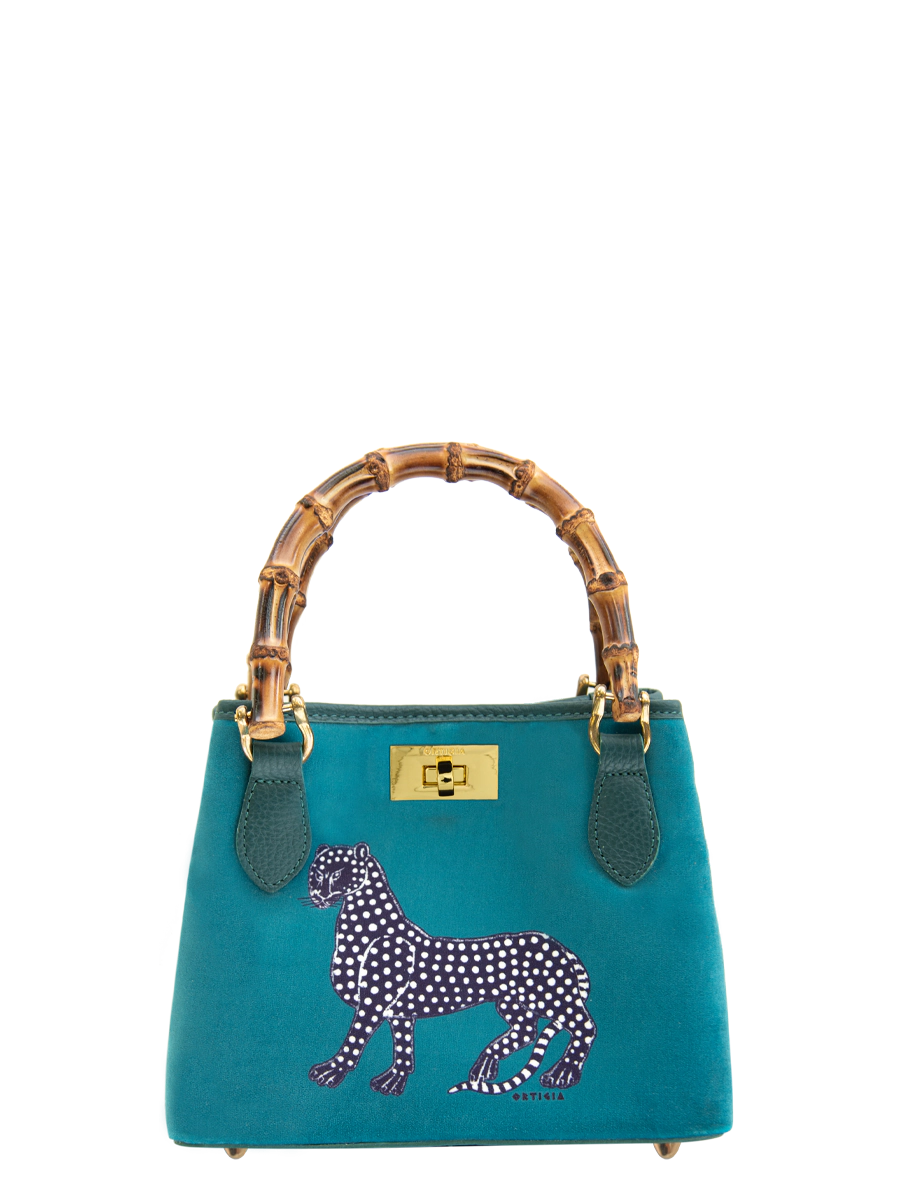 Bolsas de bambú de terciopelo