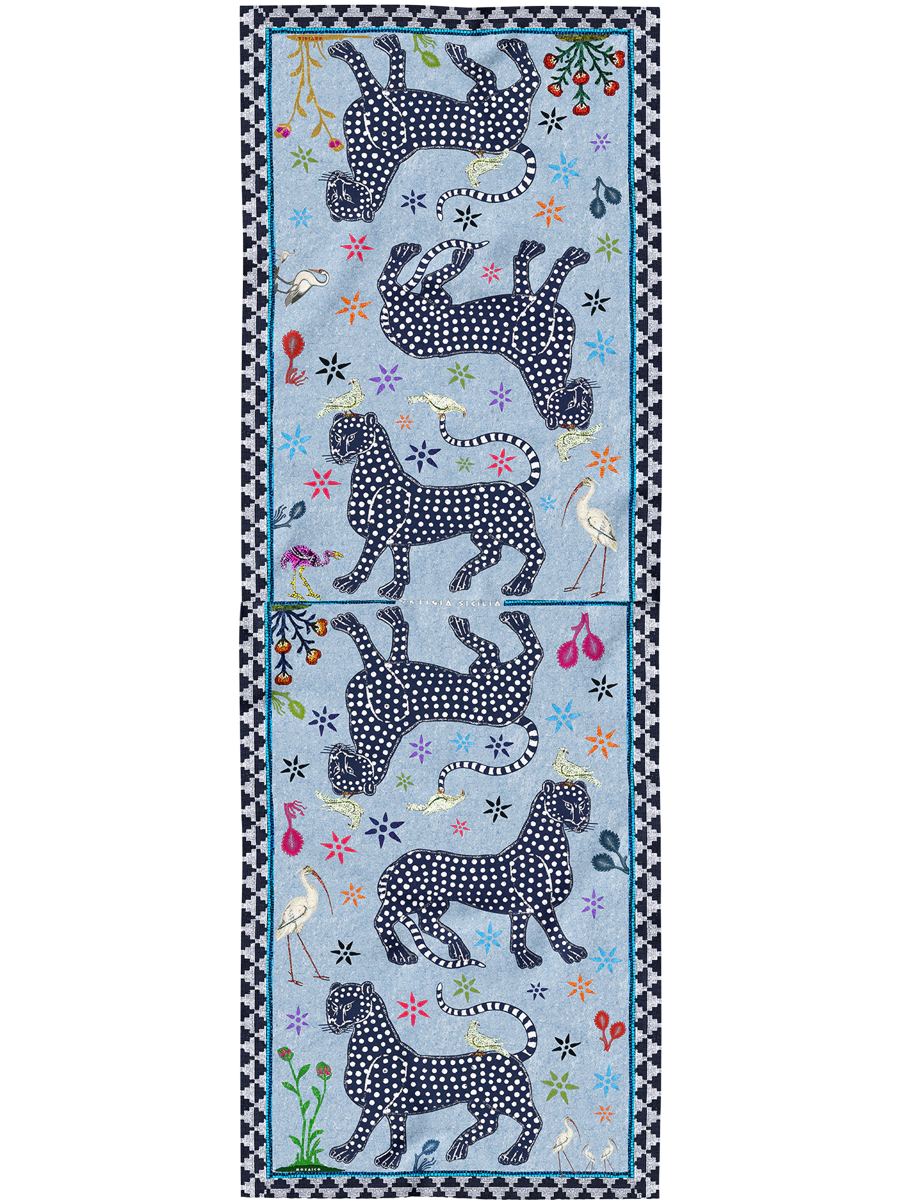 Ocelot Cashmere Scarf