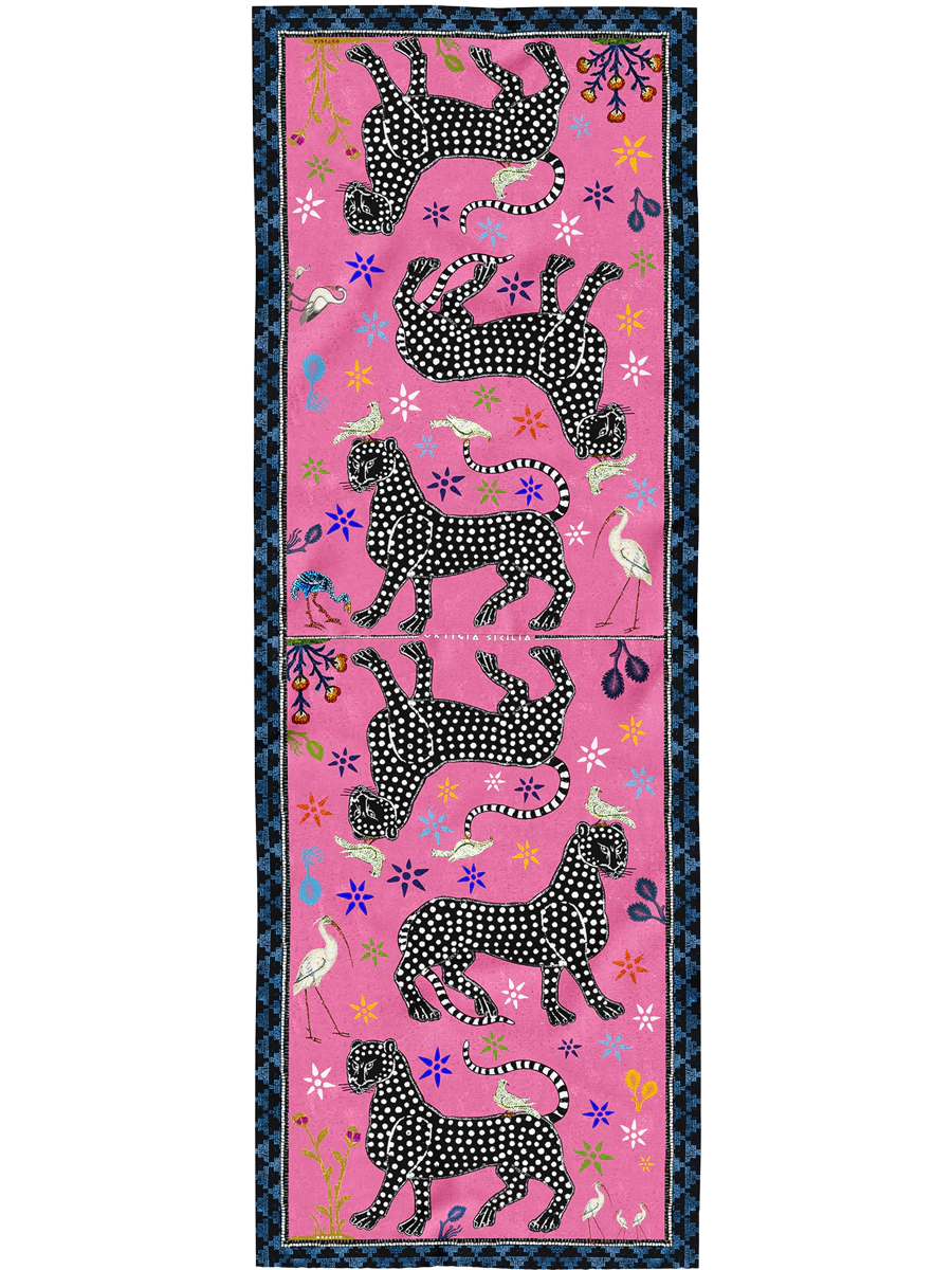 Ocelot Cashmere Scarf