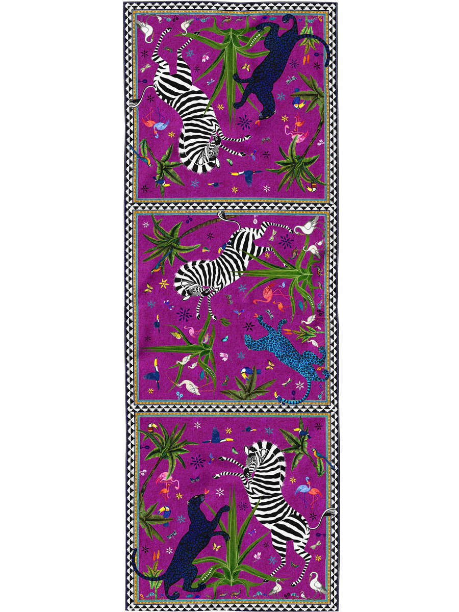 Ocelot Silk Scarf