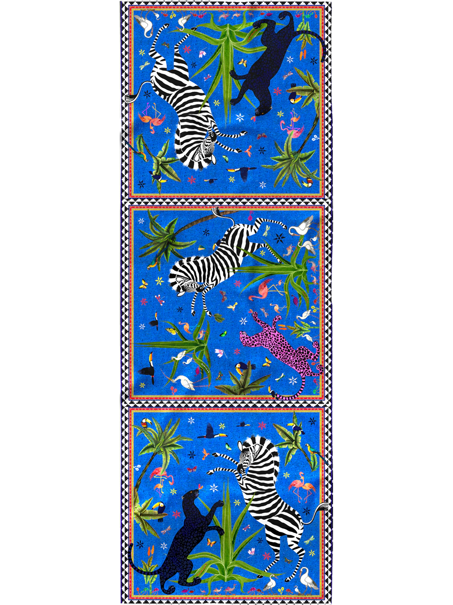Ocelot Silk Scarf