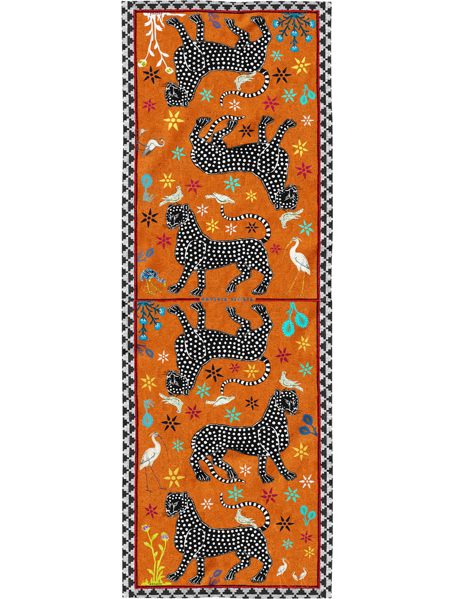 Ocelot Cashmere Scarf