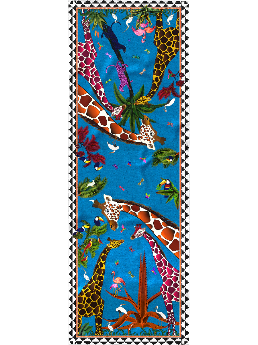 Ocelot Silk Scarf