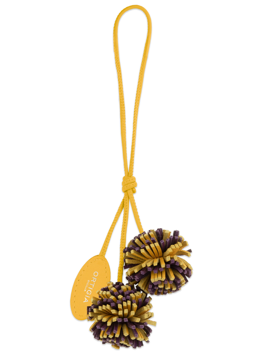 Leather Pompom