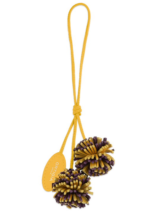 Leather Pompom