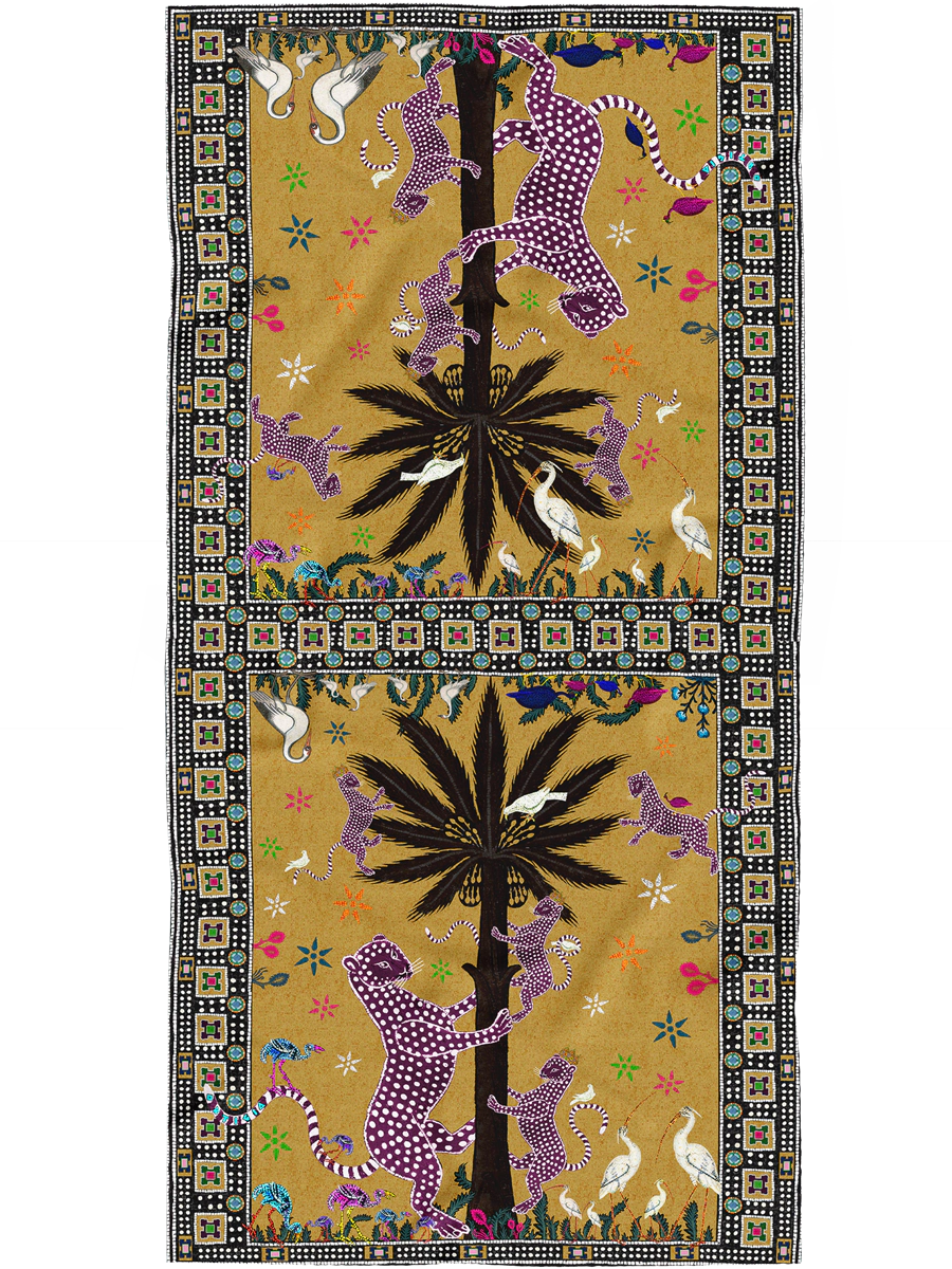 Silk Scarf 200x100cm