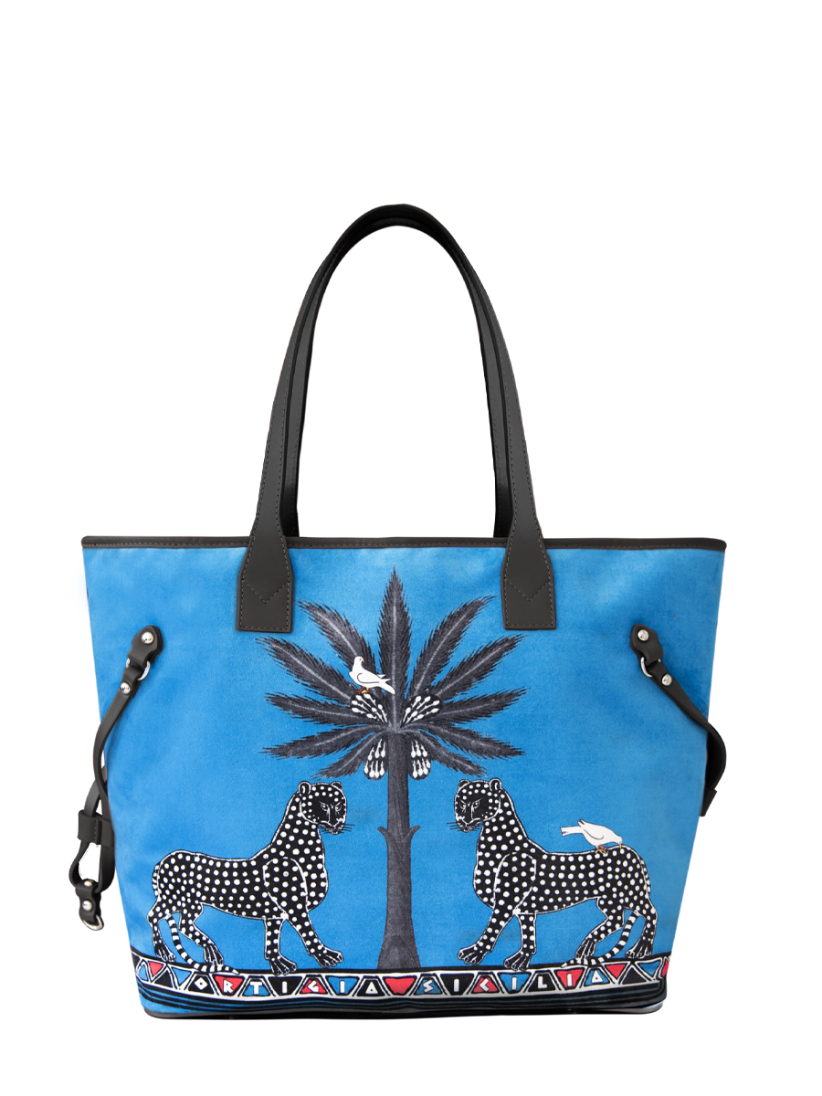 Velvet Gattopardo Tote