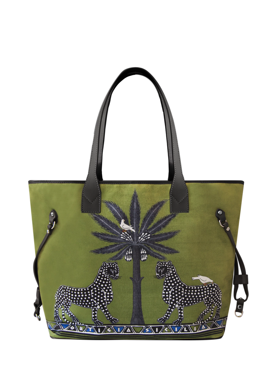 Velvet Gattopardo Tote