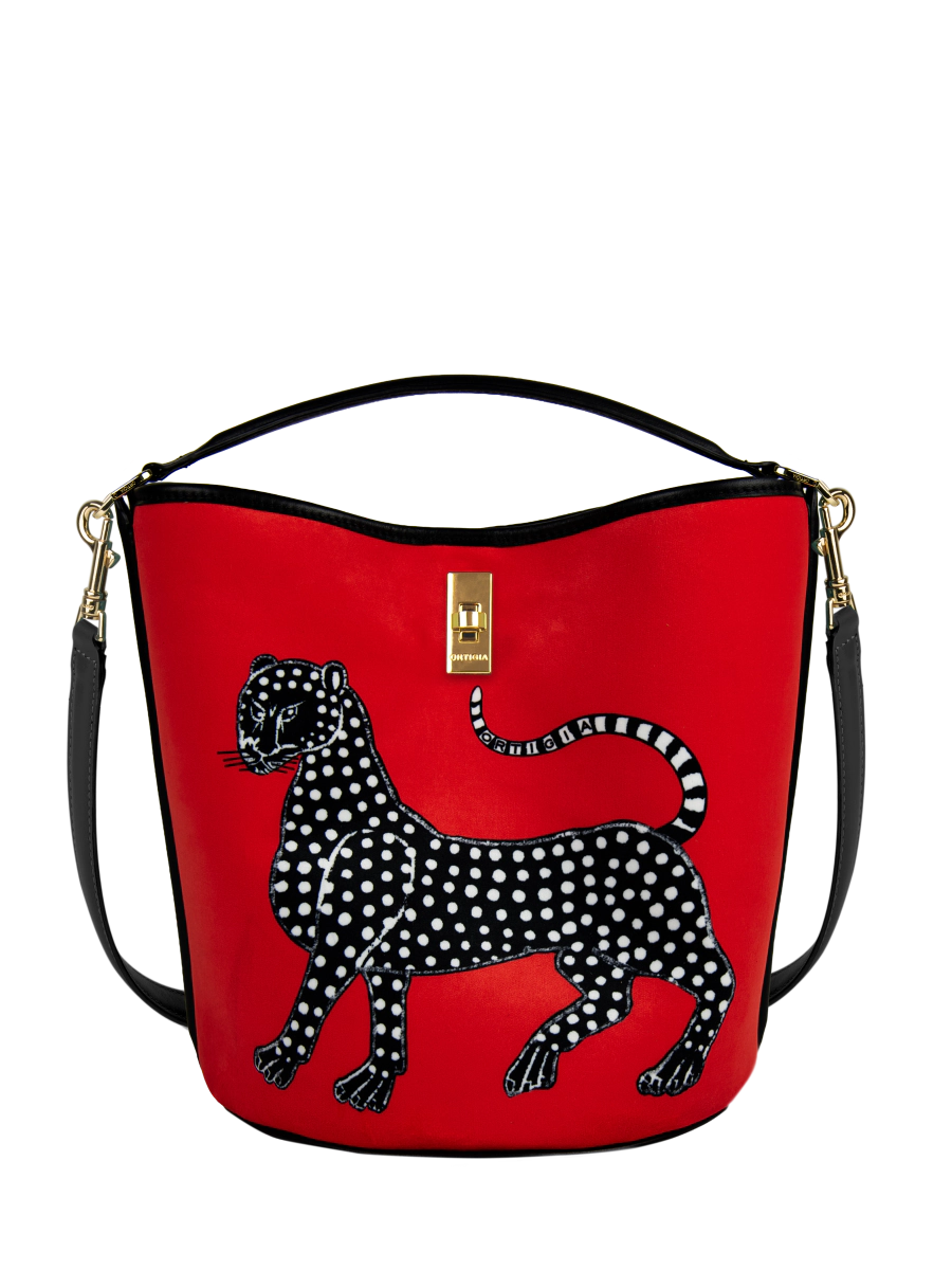 Velvet bucket bags