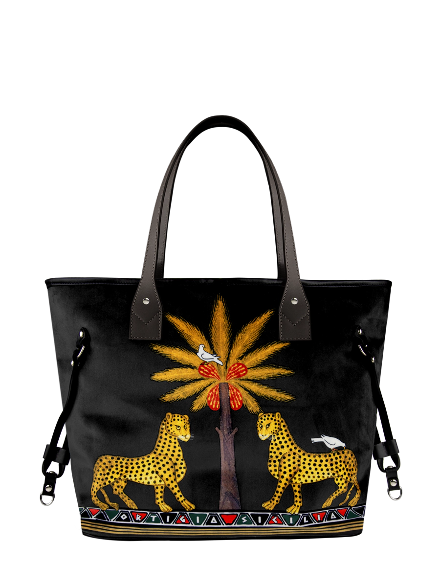 Velvet Gattopardo Tote
