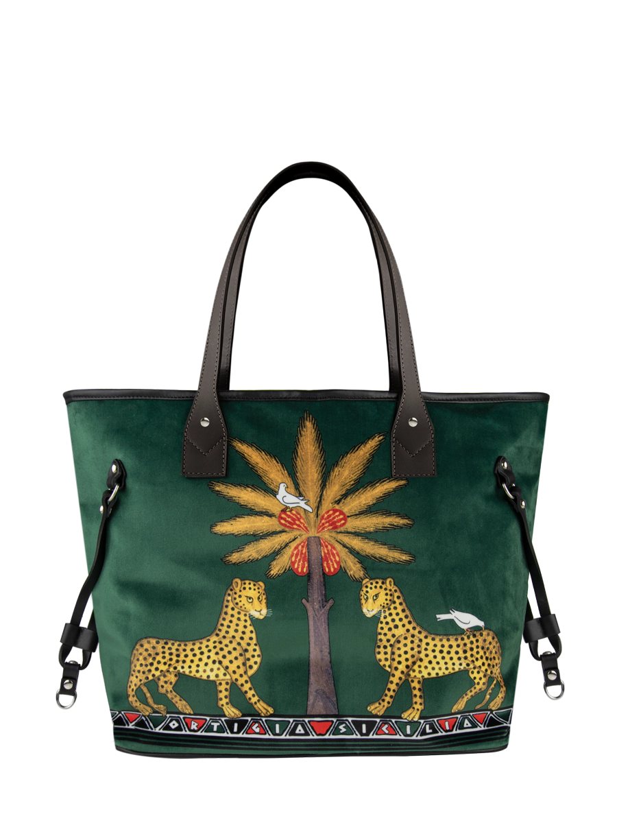 Velvet Gattopardo Tote